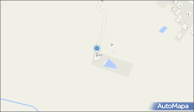 Górsk, Boczna, 8, mapa Górsk