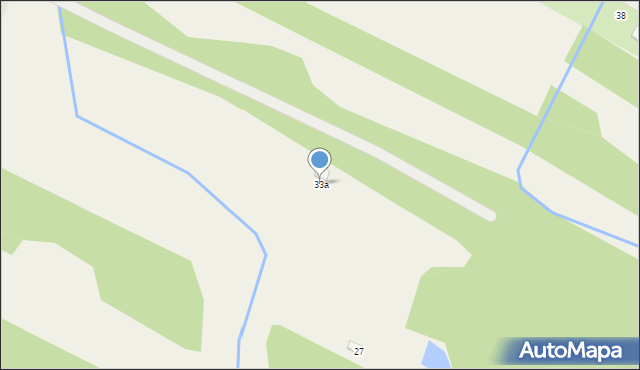 Grabina Radziwiłłowska, Borówkowa, 33a, mapa Grabina Radziwiłłowska