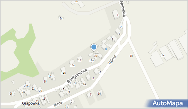 Grabówka, Bordynowska, 12, mapa Grabówka