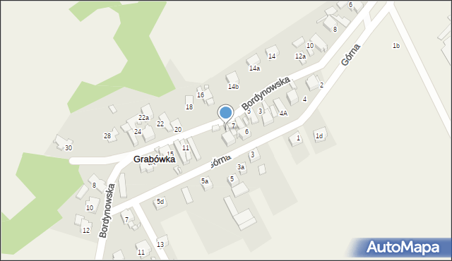 Grabówka, Bordynowska, 9, mapa Grabówka