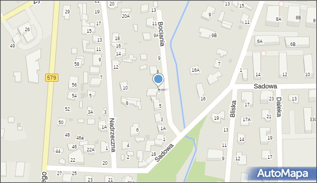 Grodzisk Mazowiecki, Bociania, 7, mapa Grodzisk Mazowiecki