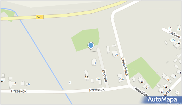 Grodzisk Mazowiecki, Boczna, 7, mapa Grodzisk Mazowiecki