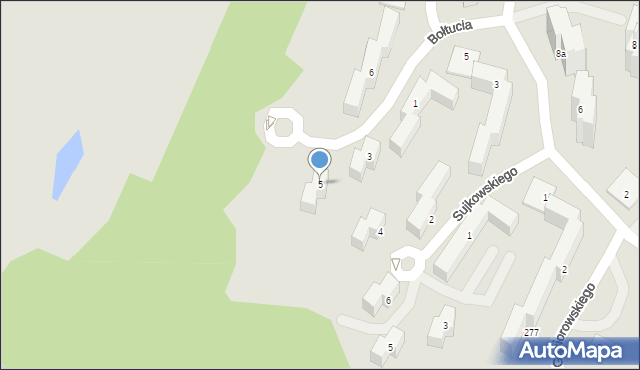 Grudziądz, Bołtucia Mikołaja, gen., 5, mapa Grudziądza