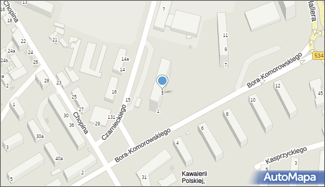 Grudziądz, Bora-Komorowskiego Tadeusza, gen., 3, mapa Grudziądza