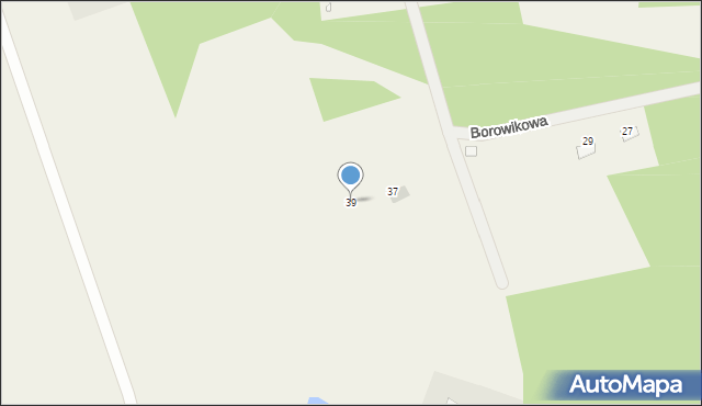Gulczewo, Borowikowa, 39, mapa Gulczewo
