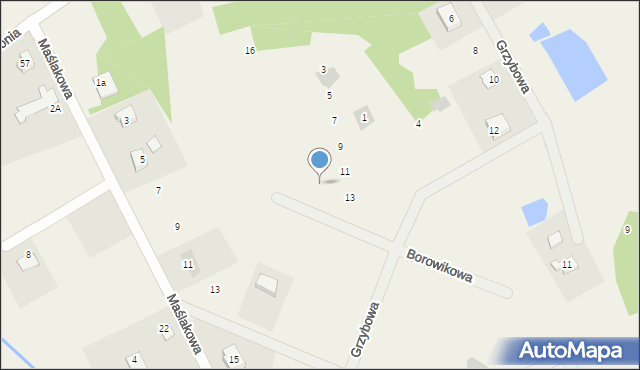 Jagatowo, Borowikowa, 11, mapa Jagatowo