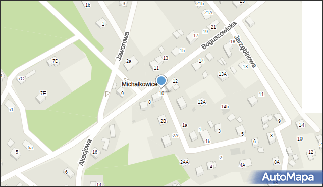 Jankowice, Boguszowicka, 10, mapa Jankowice