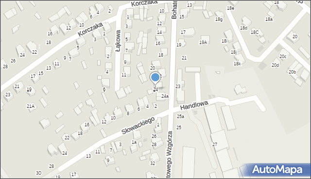 Janów Lubelski, Bohaterów Porytowego Wzgórza, 24, mapa Janów Lubelski