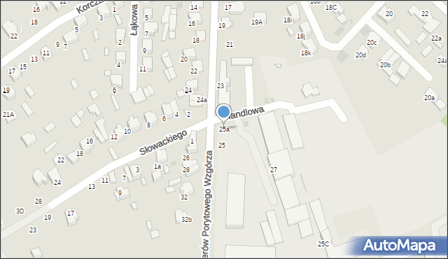 Janów Lubelski, Bohaterów Porytowego Wzgórza, 25a, mapa Janów Lubelski