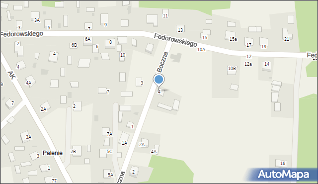 Jastkowice, Boczna, 4, mapa Jastkowice