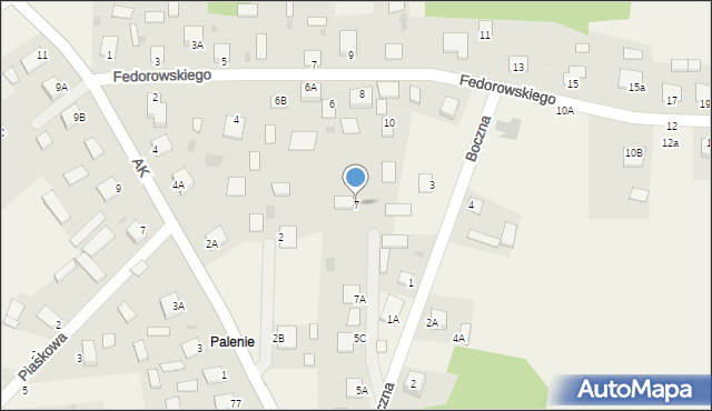 Jastkowice, Boczna, 7, mapa Jastkowice