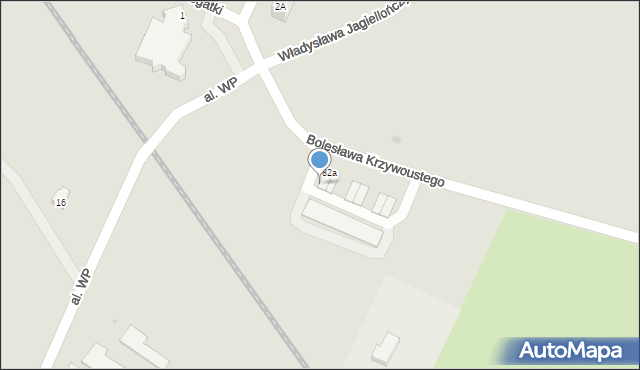 Jawor, Bolesława Krzywoustego, 82e, mapa Jawor
