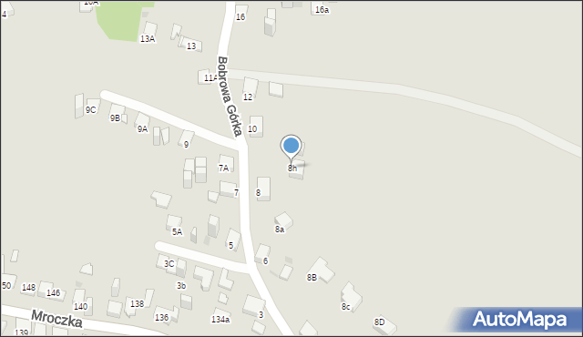 Jaworzno, Bobrowa Górka, 8h, mapa Jaworzno