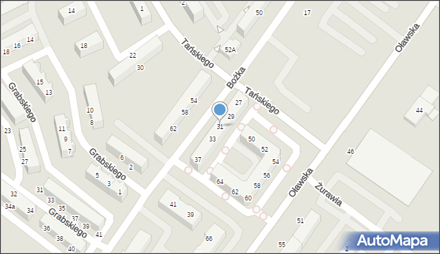 Jelcz-Laskowice, Bożka Józefa, 31, mapa Jelcz-Laskowice