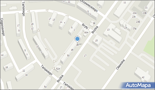 Jelcz-Laskowice, Bożka Józefa, 40, mapa Jelcz-Laskowice