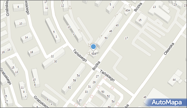 Jelcz-Laskowice, Bożka Józefa, 52A, mapa Jelcz-Laskowice