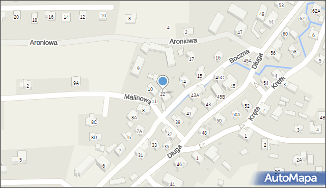 Jeżów Sudecki, Boczna, 12, mapa Jeżów Sudecki