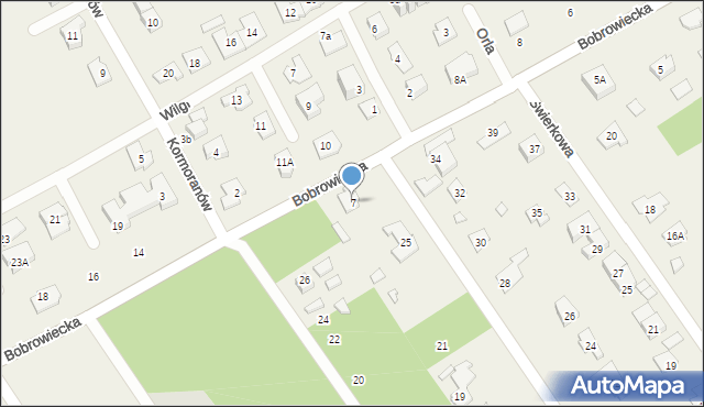 Kamionka, Bobrowiecka, 7, mapa Kamionka