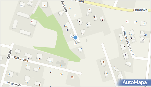 Karczemki, Bociania, 10, mapa Karczemki