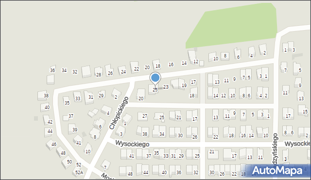 Karczew, Bohaterów Powstania Listopadowego, 25, mapa Karczew