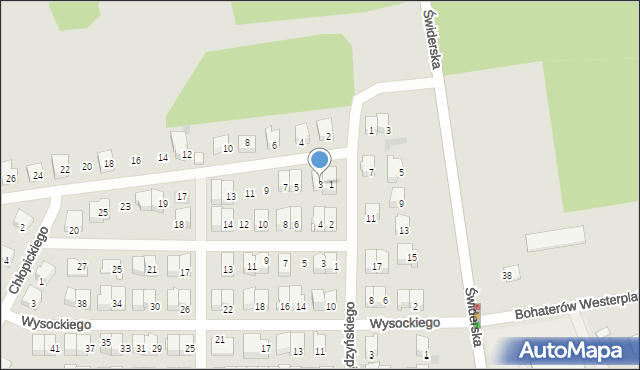 Karczew, Bohaterów Powstania Listopadowego, 3, mapa Karczew