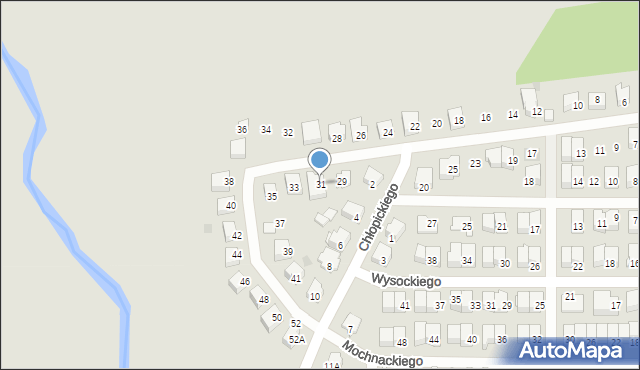 Karczew, Bohaterów Powstania Listopadowego, 31, mapa Karczew