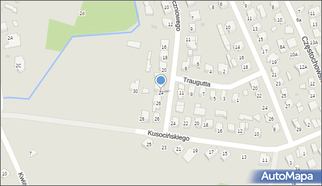 Karczew, Bohaterów Powstania Styczniowego, 24, mapa Karczew