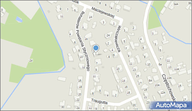 Karczew, Bohaterów Powstania Styczniowego, 5, mapa Karczew