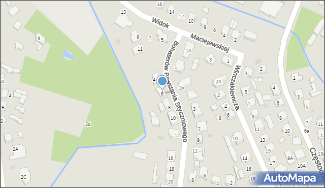 Karczew, Bohaterów Powstania Styczniowego, 6, mapa Karczew