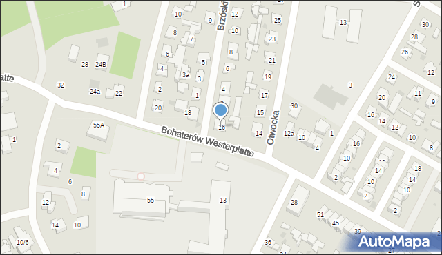 Karczew, Bohaterów Westerplatte, 16, mapa Karczew