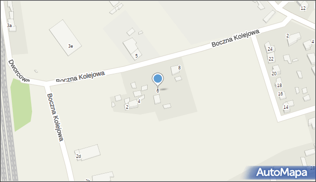 Karłowice, Boczna Kolejowa, 6, mapa Karłowice