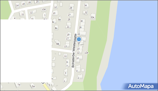 Kartuzy, Bohaterów Westerplatte, 16, mapa Kartuzy