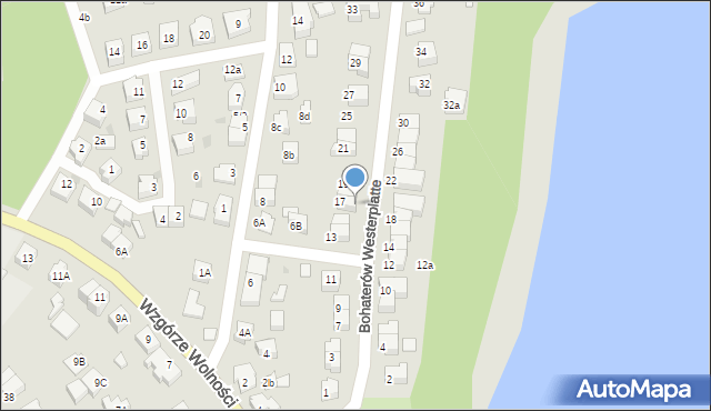 Kartuzy, Bohaterów Westerplatte, 17a, mapa Kartuzy