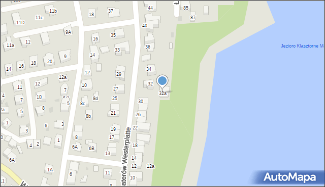 Kartuzy, Bohaterów Westerplatte, 32a, mapa Kartuzy