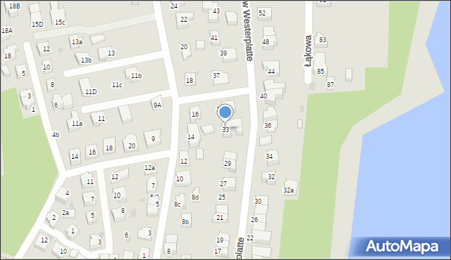 Kartuzy, Bohaterów Westerplatte, 33, mapa Kartuzy