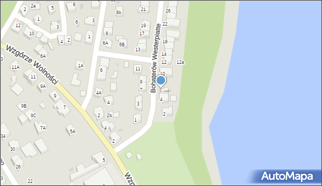 Kartuzy, Bohaterów Westerplatte, 6, mapa Kartuzy