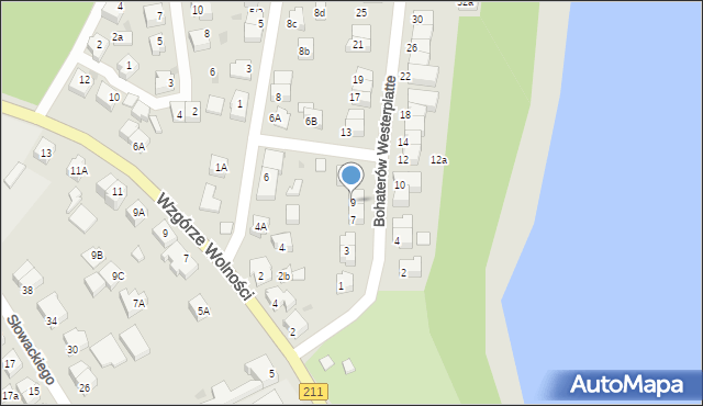 Kartuzy, Bohaterów Westerplatte, 9, mapa Kartuzy