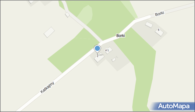 Kaskajmy, Borki, 2, mapa Kaskajmy