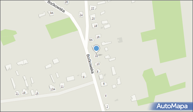 Kleszczele, Boćkowska, 12, mapa Kleszczele