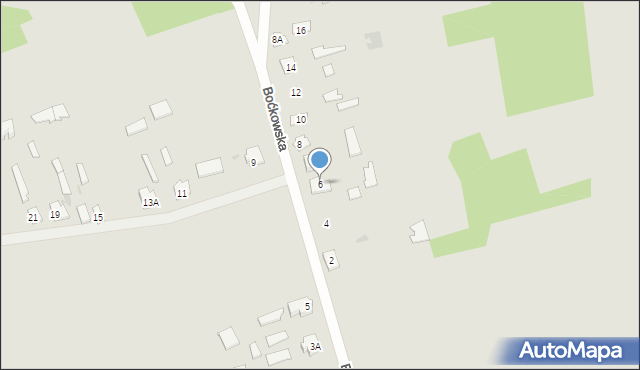 Kleszczele, Boćkowska, 6, mapa Kleszczele