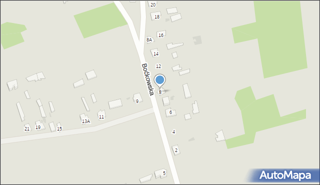 Kleszczele, Boćkowska, 8, mapa Kleszczele