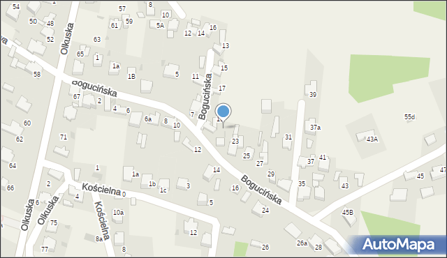 Klucze, Bogucińska, 21, mapa Klucze