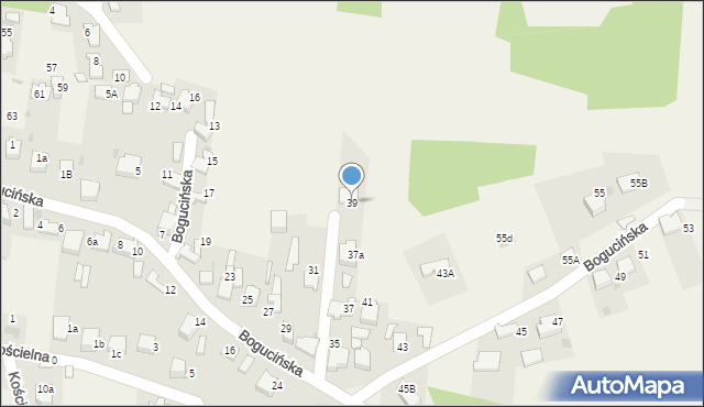Klucze, Bogucińska, 39, mapa Klucze