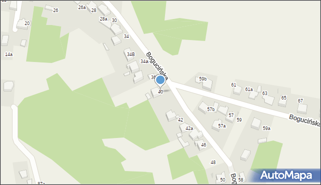 Klucze, Bogucińska, 40, mapa Klucze