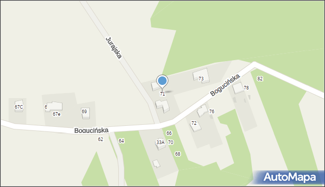 Klucze, Bogucińska, 71, mapa Klucze