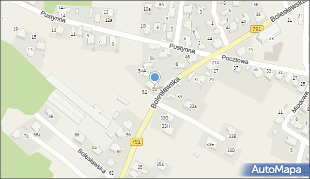 Klucze, Bolesławska, 54, mapa Klucze