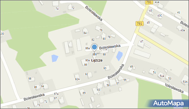 Klucze, Bolesławska, 88b, mapa Klucze
