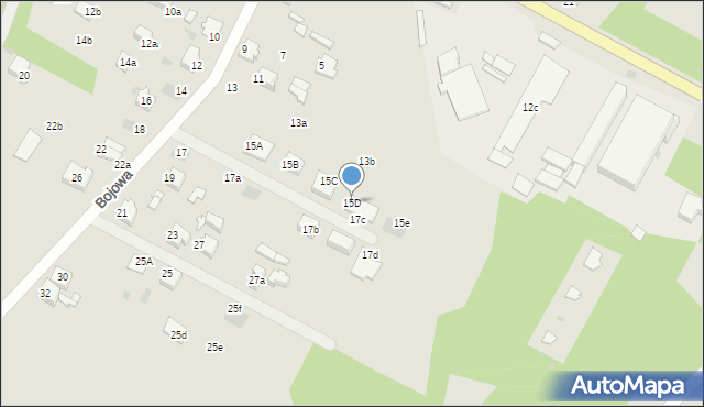 Knurów, Bojowa, 15D, mapa Knurów
