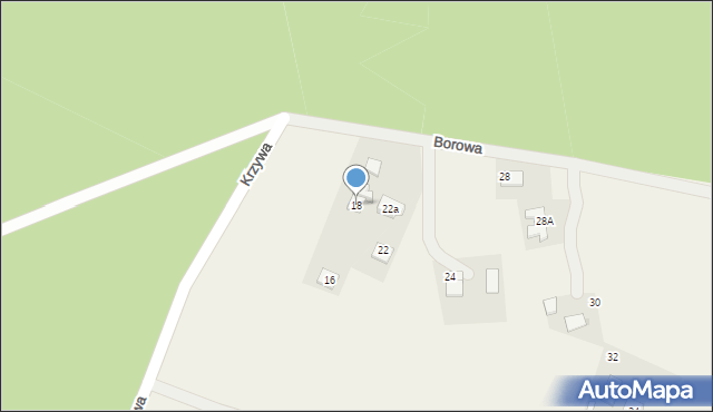 Kobielice, Borowa, 18, mapa Kobielice