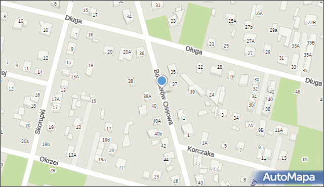 Kobyłka, Bohaterów Ossowa, 38b, mapa Kobyłka